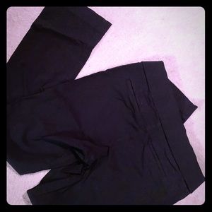 Black dress pants - pull on, stretch